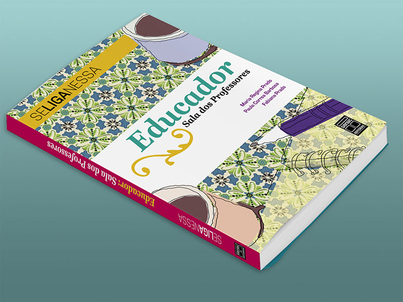 Capa do livro Se Liga Nessa Educador, do Senac Nacional. Design, ilustrações, diagramação da Filtra Mídias.